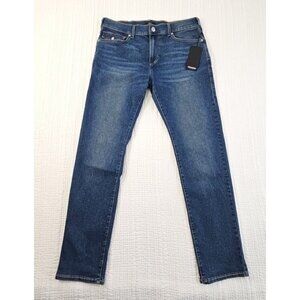 True Religion Rocco Jeans Men's 33x32 NWT Flap Pockets Green Contrast Stitch NEW
